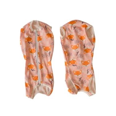 Imagem de LUVY PET, Roupa Pós Cirúrgica Para Cachorro Fêmea UV Salmão Raposa Tamanho:3