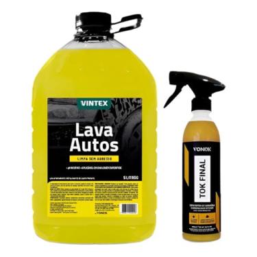 Imagem de Vintex Lava Autos 5L com Cera Tok Final Vonixx, Kit Limpeza Automotiva
