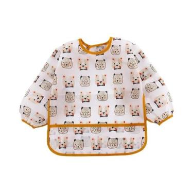 Imagem de Babadores Impermeáveis Para Bebês E Crianças Com Mangas Longas, Aventa