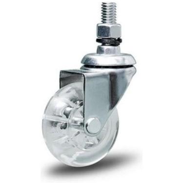 Imagem de Rodizio Fixo Para Carrinhos E Móveis Roda Gel Flae 210 Mf