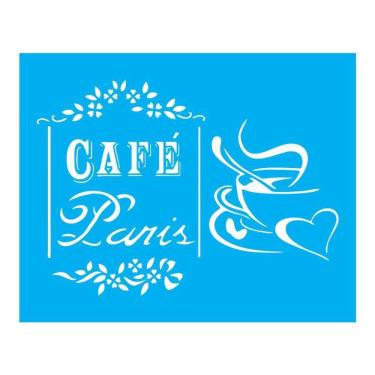 Imagem de Stencil Tamako Café - 20X25Cm - Ref B773
