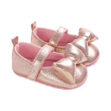 Imagem de Sapatos Casuais De Pelúcia Para Bebês Recém-Nascidos Com Laço, Confort