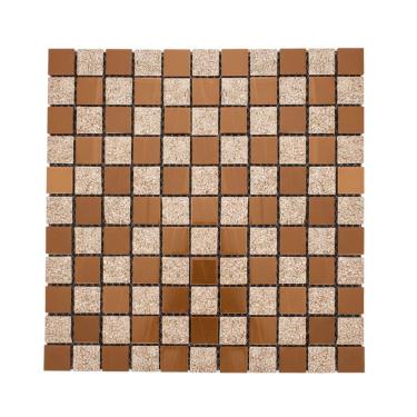 Imagem de Pastilha Vidro Adesiva Parede Banheiro Cozinha Casa Salao Decorativo Autocolante