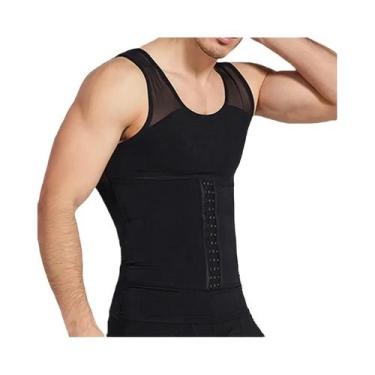 Imagem de Colete De Compressão Masculino Modelador Corporal Redutor De Abdômen E