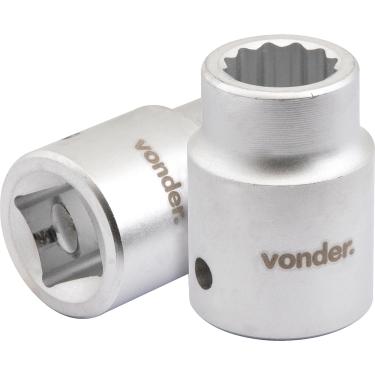 Imagem de Soquete estriado enc 3/4" 36mm curto vanád. Vonder