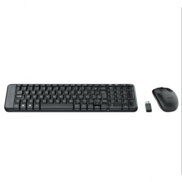 Imagem de Combo Teclado E Mouse Logitech Sem Fio Mk220 - 920-004431 Preto