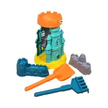 Imagem de Conjunto De Brinquedos De Praia Para Crianças: Pá, Balde, Ampulheta E 