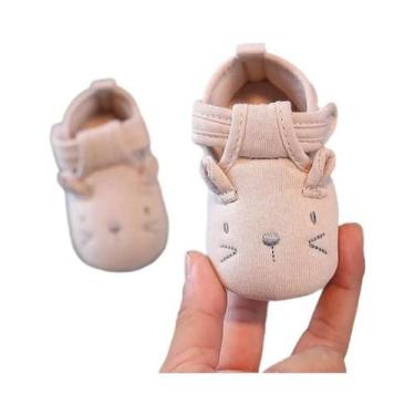 Imagem de Tênis Para Bebê Menina Recém-Nascida, Solado Macio Antiderrapante, Cal