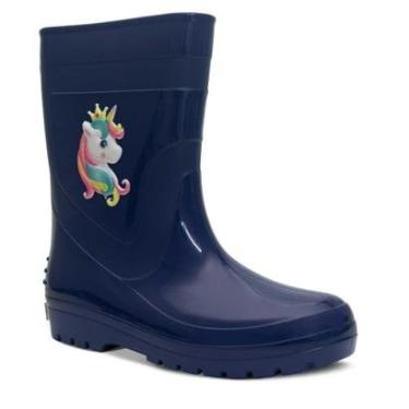 Imagem de Bota Feminina Menina 25ao32 Galocha Infantil Unicórnio 09.17-Feminino