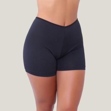 Imagem de Short Anágua Shortinho Segunda Pele Não marca Vestido - Use.D, Preto, 