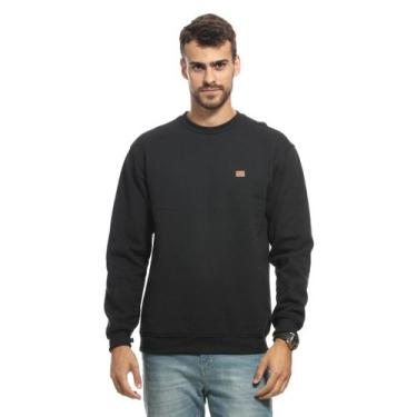 Imagem de Blusa de Moletom Careca VLCS Minimalista - VLCS - Violações, Preto, G