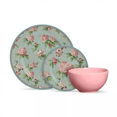 Imagem de Conjunto de Pratos Alleanza Cerâmica Brancos - 4 Unidades