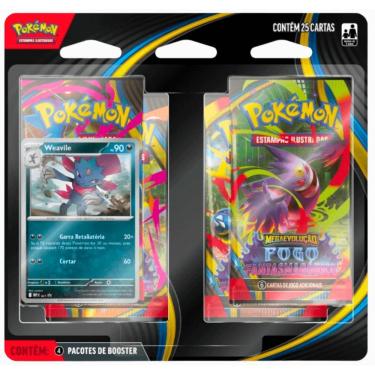 Imagem de Blister Quadruplo Pokémon TCG Fogo Fantasmagórico Copag