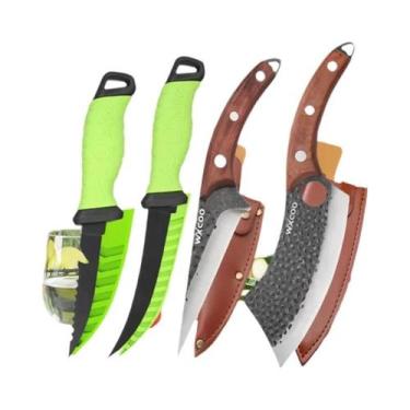 Imagem de Conjunto De Facas De Cozinha Ultra Afiadas Em Aço Inoxidável Profissio