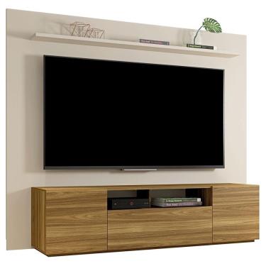 Imagem de Rack Com Painel Para TV até 75 Polegadas Madeira Caemmun