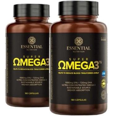 Imagem de Kit 2 Super Ômega 3 Tg Essential Nutrition 180 Cápsulas-Unissex