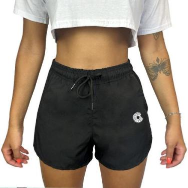 Imagem de Shorts Feminino Elastano Premium Preto WSS Donuts, Preto, P