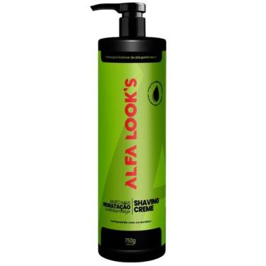 Imagem de Shaving Creme De Barbear Alfa Looks Com Aroma Limão 750G - Alfa Look's