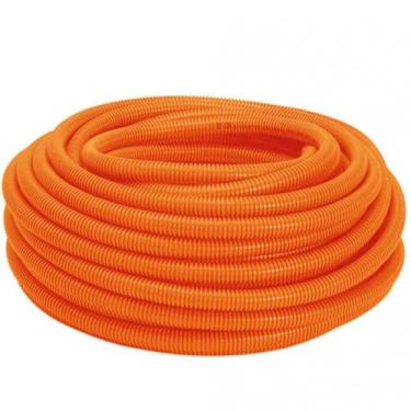 Imagem de Mangueira conduite Corrugado 10m PVC Laranja 3/4 Belplast, Laranja
