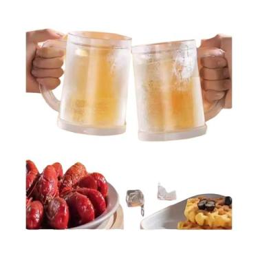Imagem de Copos De Cerveja De Grande Capacidade Com Dupla Camada, Refrigerados P