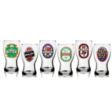 Imagem de Jogo 6 Copos para Cerveja Frevo Bitter - H. Martin - H-Martin