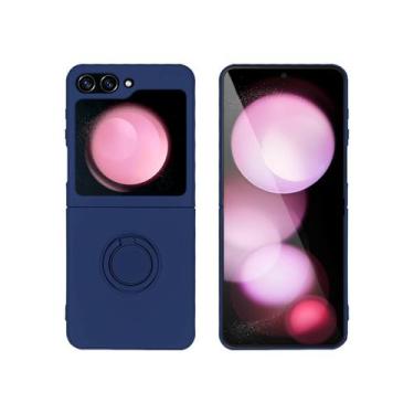 Imagem de Capa Slim Acrílico Aveludado Luxo Para Galaxy Z Flip 5 - Capinha Supor