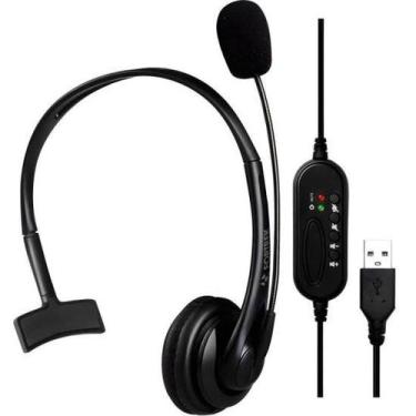 Imagem de Headset Office Fortrek FK 731A USB Preto F002