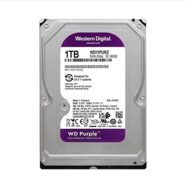 Imagem de Disco rígido para CFTV Intelbras HD Sata WD Purple 1TB