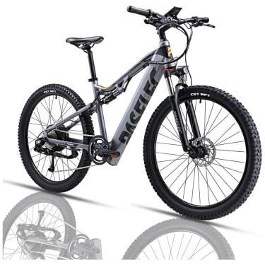 Imagem de PASELEC PX6 Bicicleta Elétrica Motorizada 7 Velocidades e 3 Modos, 500W, Preta