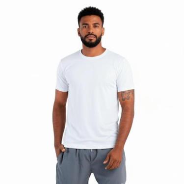 Imagem de Camiseta Masculina Maro Gola Careca Básica, Branco, GG