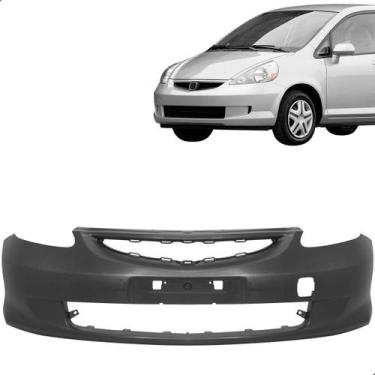 Imagem de Parachoque Dianteiro Fit 2006 2007 2008 Sem Furo Milha Com Furo Reboqu