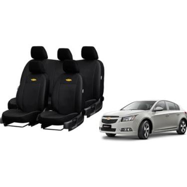 Imagem de Jogo Capa de Couro Para Bancos Cruze 2013 a 2020 Impermeável - ferro t