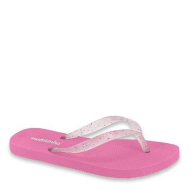 Imagem de Chinelo Infantil Menina Leve Conforto Molekinha 2364200, Rosa, 29