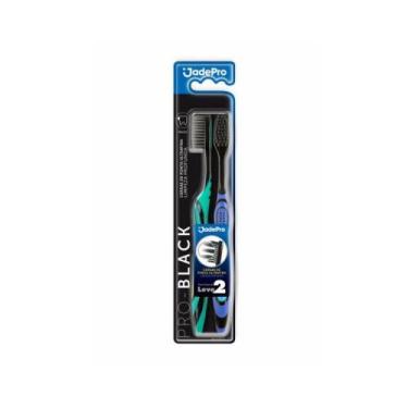 Imagem de Escova Dental Jadepro Pro Black C/2un