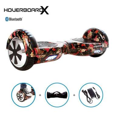 Imagem de Hoverboard 6,5 Caveira Mexicana Flores HoverboardX Bluetooth