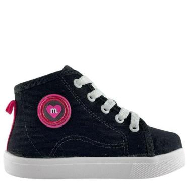 Imagem de Tênis Cano Alto Molekinha Infantil Feminino 2118578, Preto, 18
