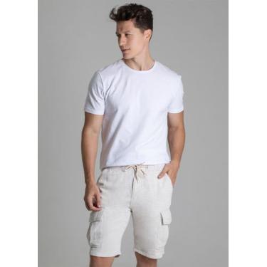 Imagem de Bermuda Linho Sawary Cargo - 278427, Creme, 40