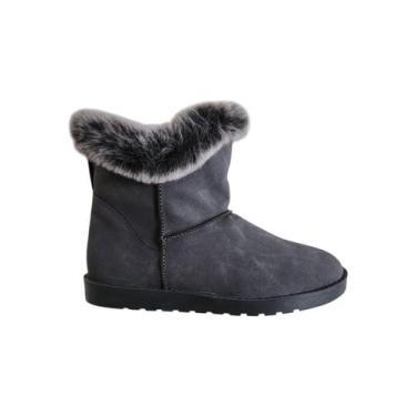 Imagem de Bota Peluciada Cinza Mooncity, 35