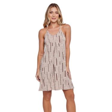 Imagem de vestido feminino de alcinha - ANDREIA GUILLOT, Palha, GG