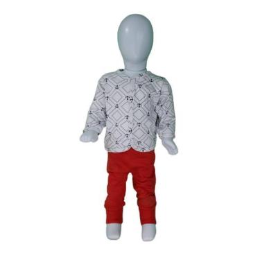 Imagem de Casaco manga longa bebê masculino em Suede âncora - Baby history, M