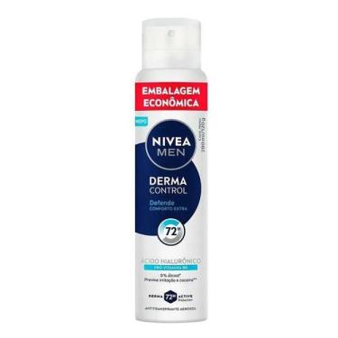 Imagem de Desodorante Antitranspirante Aerossol Nivea Men Derma Control Defende 