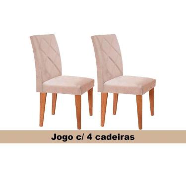 Imagem de Kit 4 Cadeiras Sala Jantar Berlim  Un Imbuia/Rústico - Rufato