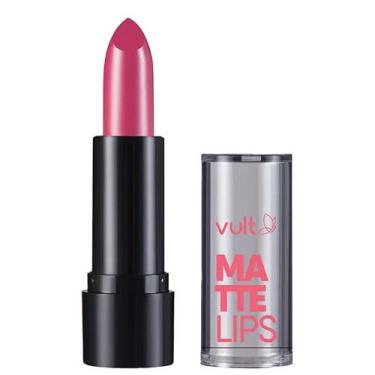 Imagem de Batom Matte Vult Lips Rosa Magenta - Alta Pigmentação e Conforto