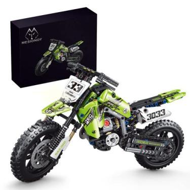 Imagem de Blocos de construção: brinquedo para motocicleta, Mesiondy Stem Bricks
