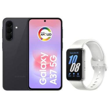 Imagem de Smartphone Samsung Galaxy A37 256GB Preto - 5G + Smartband Samsung Gal