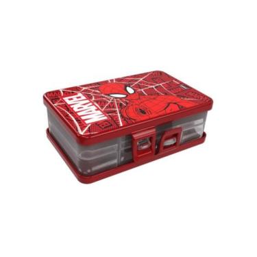 Imagem de Porta cards figurinhas duplo copa do mundo homem aranha compacto - PLA