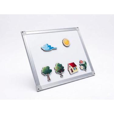Imagem de Lousa Magnética Dobrável com Plano Inclinável - 32x42 cm - Voz em Pape