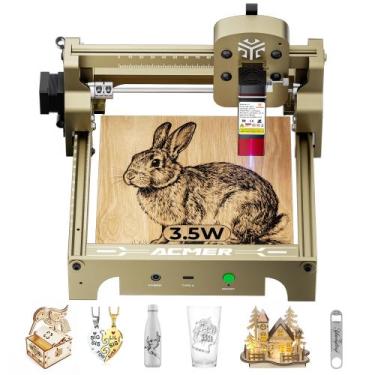 Imagem de Gravador a Laser ACMER S1 3,5 W Área de Trabalho de 13 x 13 cm