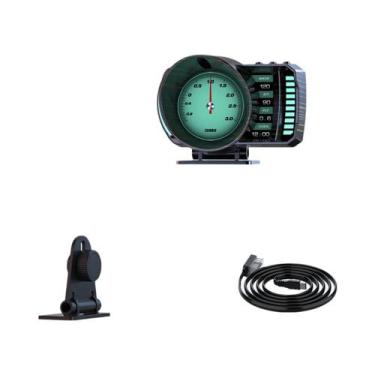 Imagem de Scanner OBD2 GPS HUD P28 EOBD Com Display Head-up, Alarme De Velocidad