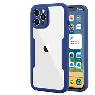 Imagem de Luxury Protection Film Silica gel Phone Case For iPhone X XR XS SE 7 8 11 12 13 Mini Plus Pro Max 2020 Cover,Blue,For iPhone 7